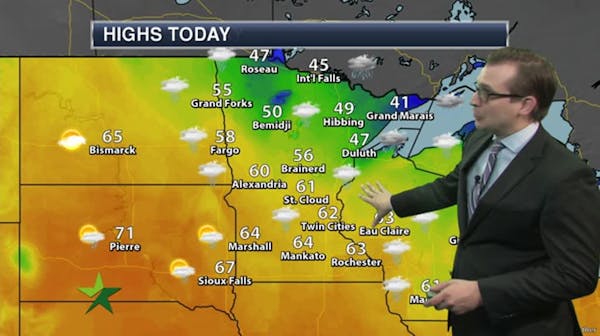 Overnight forecast: Dry and a low of 43, but winter storm is coming this week
