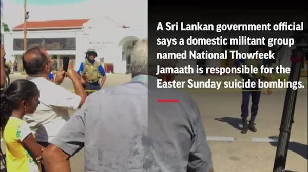Official: Local militants carried out Sri Lanka attacks