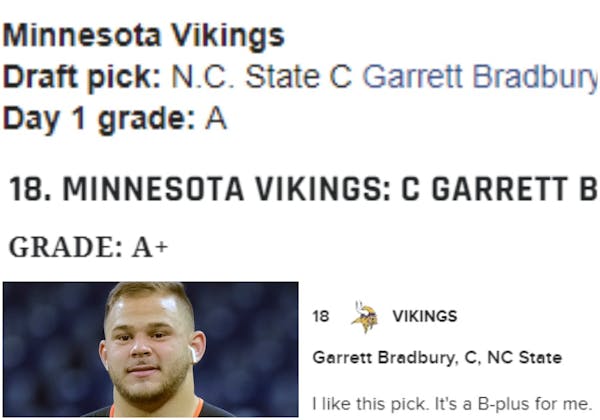 Analysts agree: Vikings nailed first round pick with Bradbury