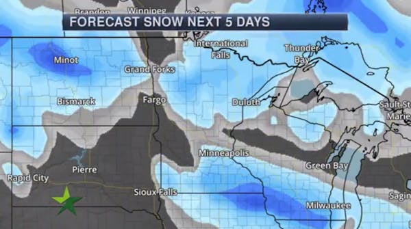 Afternoon forecast: High 69; rain, snow this weekend