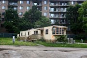 An abandoned mobile home slated for demolition stood at St. Anthony’s Lowry Grove in June 2017. The landowner had sued the city but now plans to ope