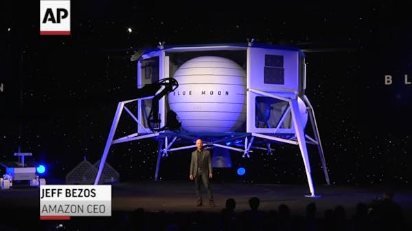Jeff Bezos says he'll send a spaceship to the moon