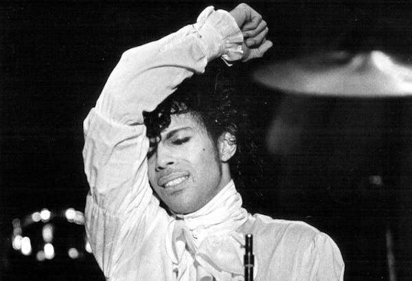 Prince performing in 1984.