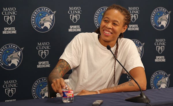 At age 35, the Lynx’s Seimone Augustus is the 11th-leading scorer in WNBA history.