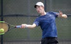 Eastview’s Gavin Young has a strong tennis pedigree. His dad is the University of Minnesota coach and his mom played for the Gophers.
