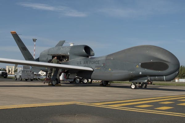 Iran shot down a U.S. RQ-4 Global Hawk drone amid disputes about whether it happened in Iranian airspace.