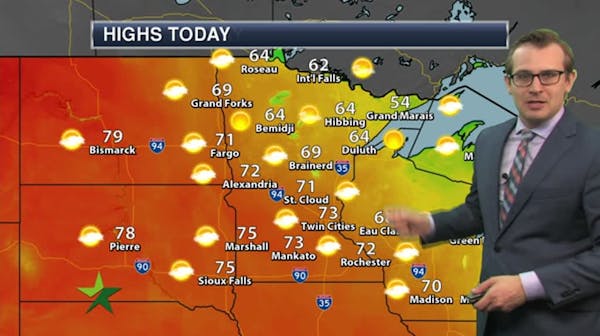 Evening forecast: Enjoy sunny end to sunny day; lows in the 50s