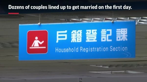 Taiwan allows gay couples to register marriages