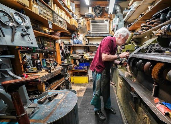 There’s nothing fancy about the tiny space where owner Jim Picard crafts his repairs. More than three decades of that hard work has led to several b