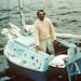 Gerry Spiess of Minnesota is shown aboard "Yankee Girl" in 1979, the year he crossed the Atlantic Ocean in the small sailboat.