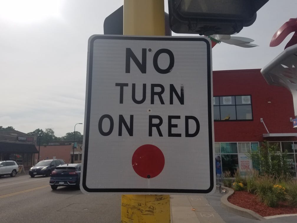 Why Minneapolis has differing signs for 'No Turn on Red' | Star Tribune