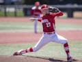 Benilde-St. Margaret's Blake Mahmood, a Tulane recruit, was sidelined for over a month and a half with a stress fracture in his back. He pitched the R