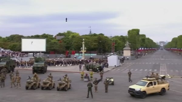 France celebrates Bastille Day with parade
