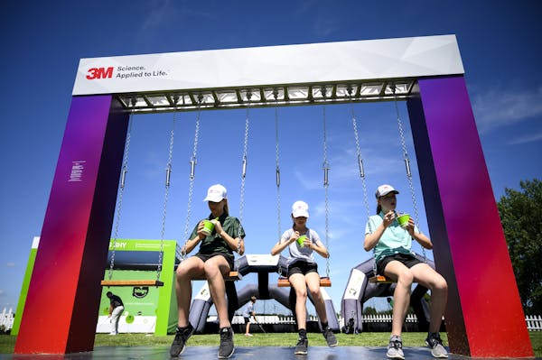 3M hosted a 3M Science Tour for the media on Tuesda at TPC Twin Cities in Blaine. The tour showcased some applied uses of 3M technology in public exhi