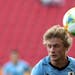 Uruguay's Thomas Chacon played during the Group C U20 World Cup soccer match between New Zealand and Uruguay in Lodz, Poland, on May 30.