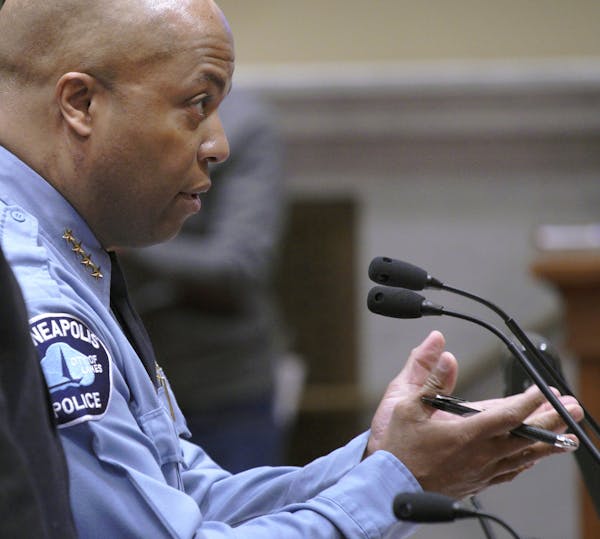 Minneapolis Police Chief Medaria Arradondo told the council committee that oversees public safety that over a 12-month period dating back to last summ