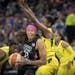 Lynx star guard Seimone Augustus took part in the team’s practice Monday in Atlanta and was listed as probable on the team’s injury report for Tue