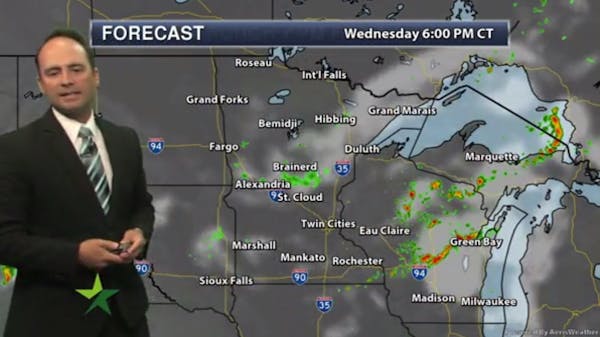 Afternoon forecast: Chance of evening storms, high 83