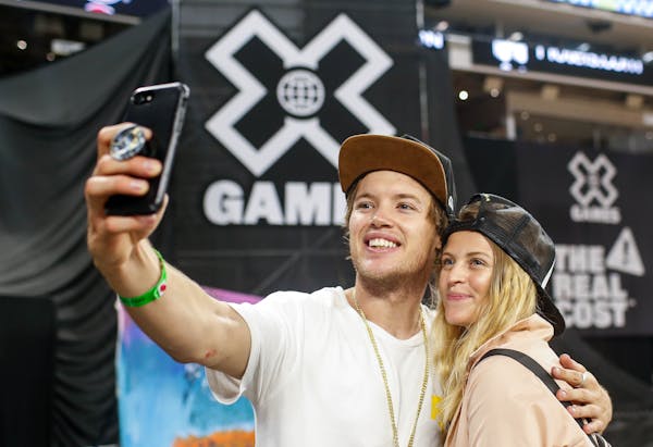 BMX rider Ryan Williams took a selfie with a fan on Friday after the second day of the X Games at U.S. Bank Stadium. Williams has 1.3 million Instagra