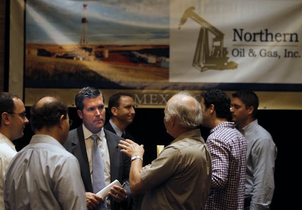Michael Reger after the 2011 Northern Oil & Gas shareholder meeting. Reger’s latest stint as a top executive at Northern Oil ended, though he will r