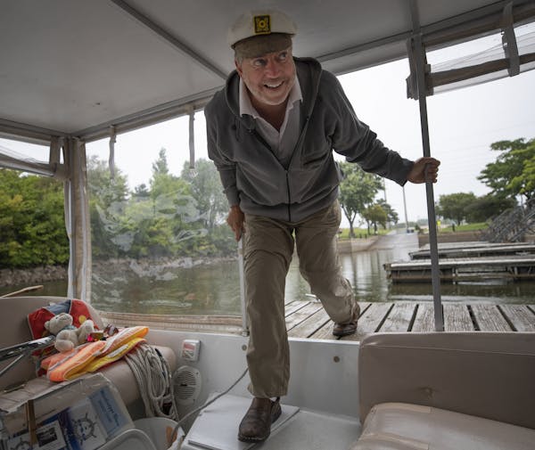“Why isn’t there more activity out here?” said Cory Parkos, who was prepared his Minneapolis WaterTaxi at Boom Island Marina earlier this month.