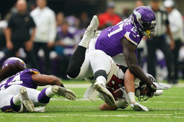 Vikings safety Jayron Kearse (27) has gone from a raw defensive back to a key contributor who earned a special teams captain role for the 2019 season.