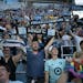 Minnesota United fans sang “Wonderwall” after their team’s 3-1 victory against Real Salt Lake on Sept. 15 at Allianz Field in St. Paul.