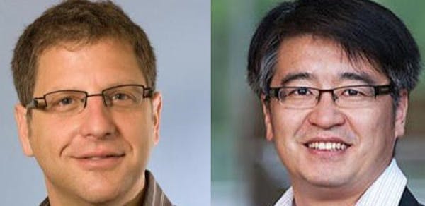 James Ron, left, and Jason Cao have been reinstated to their positions at the University of Minnesota Humphrey School of Public Affairs after being di