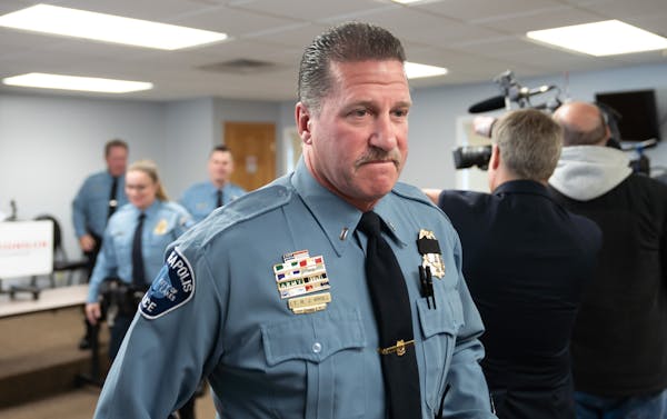 Minneapolis Police union President Bob Kroll said news of the ban on officers wearing uniforms to political events was given to him Friday, one day af