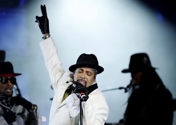 Morris Day performed with the Time on Nicollet Mall in Minneapolis as part of a Prince tribute at Super Bowl Live in 2018.