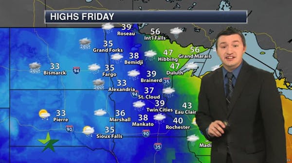 Morning forecast: Windy, high of 42