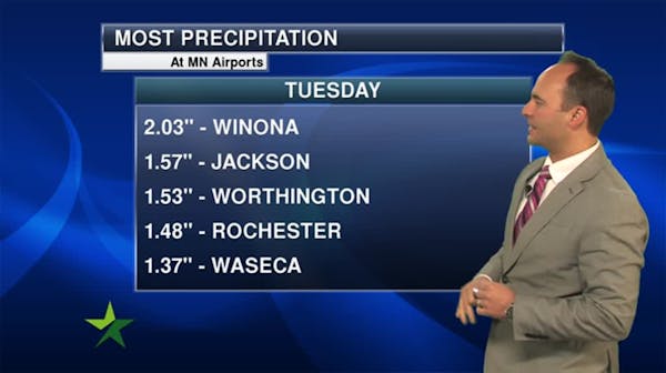Morning forecast: Showers later; high of 58