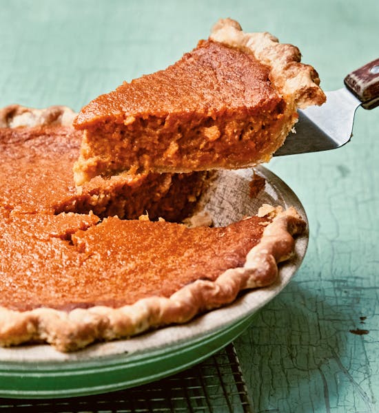Sweet Potato Pie (recipe at right), from “South.” PETER FRANK EDWARDS