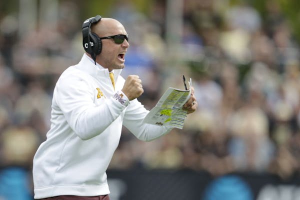 P.J. Fleck's Gophers are riding high with a 6-0 record, a No. 20 rating in the weekly Associated Press poll, and with a team that stands as a 28½-poi