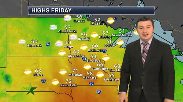 Afternoon forecast: Windy and warmer