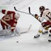 Minnesota Duluth defeated Denver 3-0 in the 2019 NCHC tournament semifinals at Xcel Energy Center.