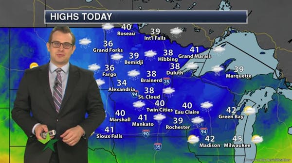 Afternoon forecast, Oct. 13