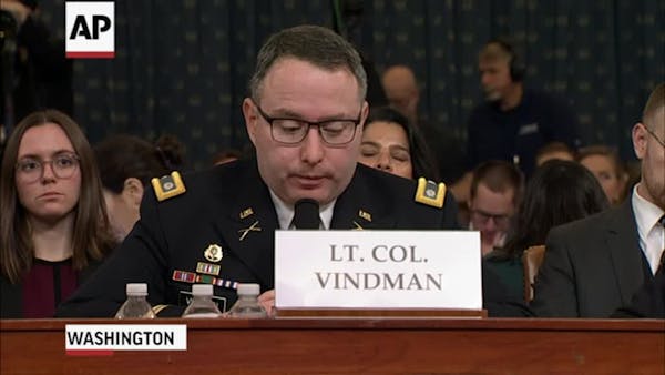 Vindman: It was my duty to report 'improper' call