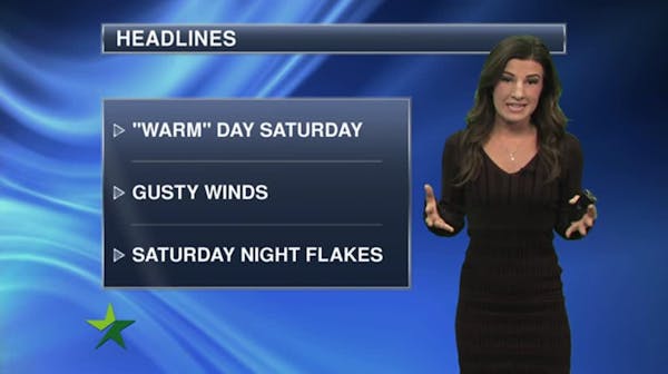 Evening forecast: Low of 30 and turning cloudy for weekend