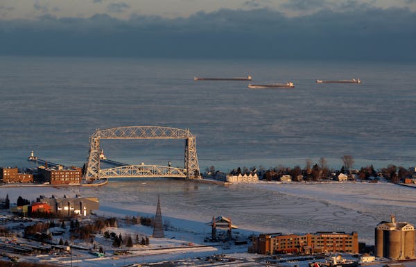 The Aerial Lift Bridge has been stuck in the down position since 1 p.m. Monday, Dec. 2.