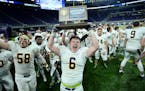Totino Grace celebrated the Class 6A Prep Bowl victory in 2006 at U.S. Bank Stadium.