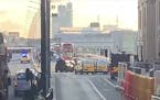 Several stabbed near London Bridge; man detained