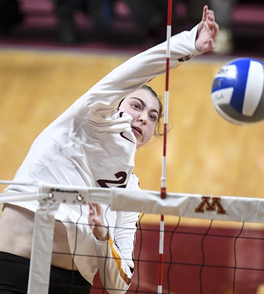 Middle blocker Regan Pittman and the Gophers volleyball team are headed to the Sweet 16.