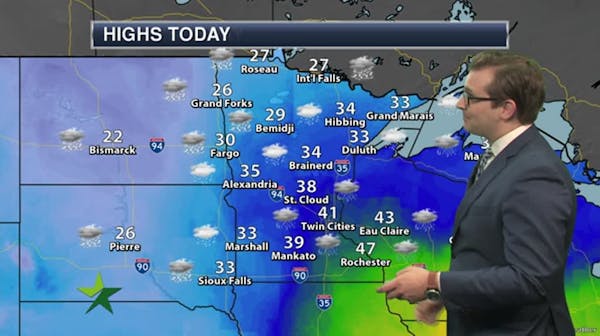 Morning forecast: A warm but drizzly Sunday; high 41