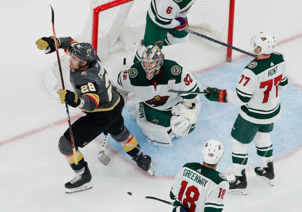 Shorthanded Wild tripped up by Golden Knights