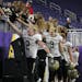 Caledonia players continued the bleached blonde mohawk tradition as they cruised to their fourth consecutive class 2A football championship against Ba