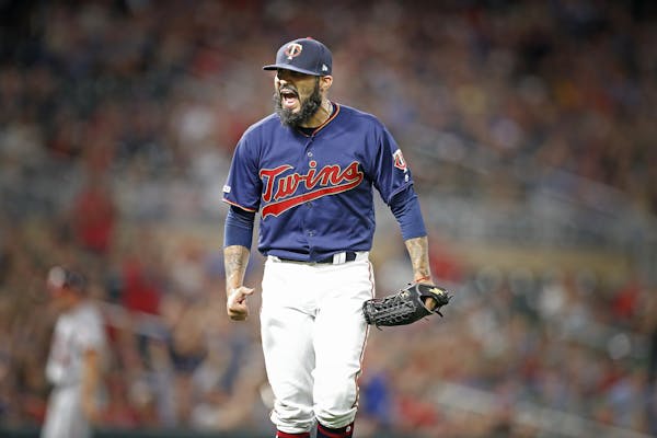 Sergio Romo joined the Twins at the trade deadline last season.