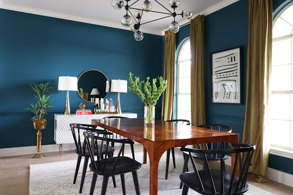Dining rooms with personality are trending in 2020.