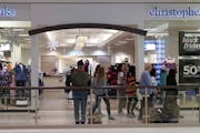 Shoppers in the Christopher & Banks store on Black Friday 2019 at the Mall of America.