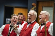 Barbary Coast Dixieland Jazz Band members, from left, Fred Richardson, Russ Peterson and Jim ten Bensel played their last show this month.